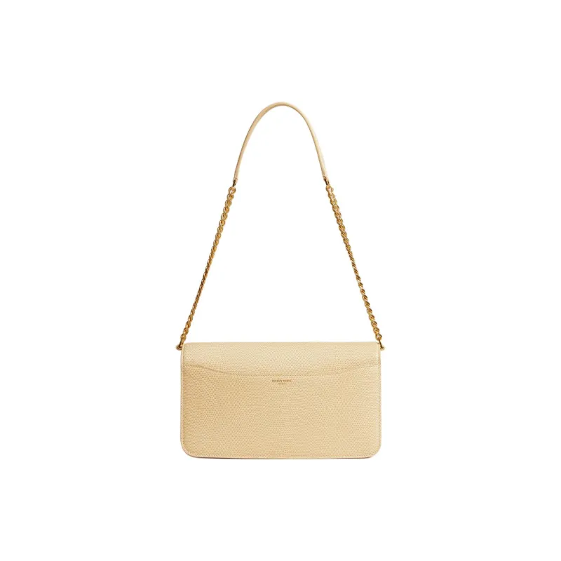 Golden Goose Sheepskin Shoulder Bag Women's Vanilla-3