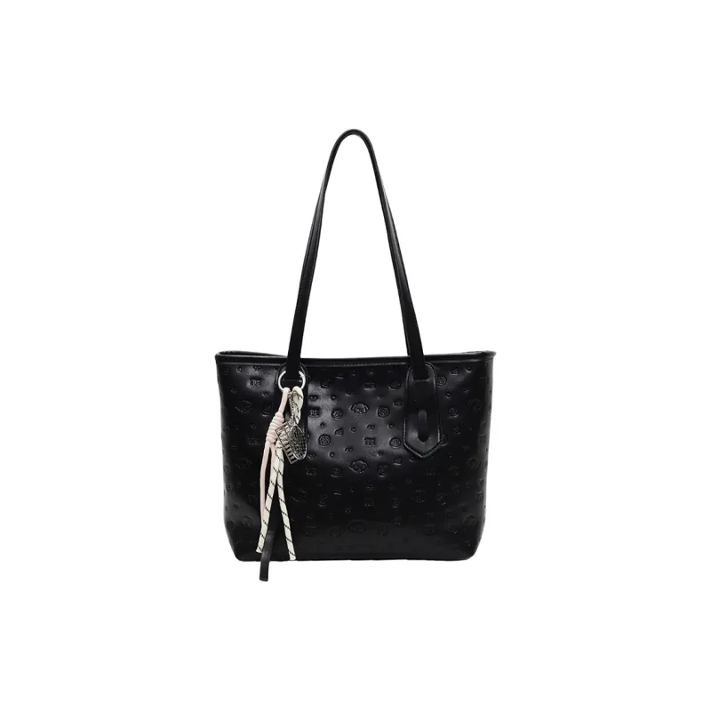 HCXK PU Tote Bag, Shoulder Bag Women's Blue/Pink/Black/White-10