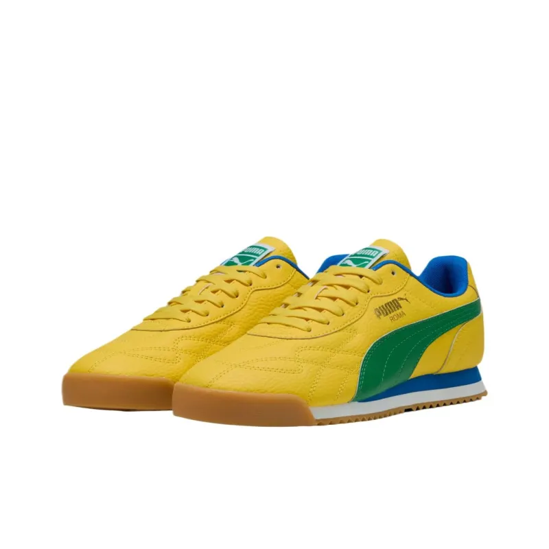PUMA Roma Anniversario Low Top Training Shoes Unisex Yellow-2