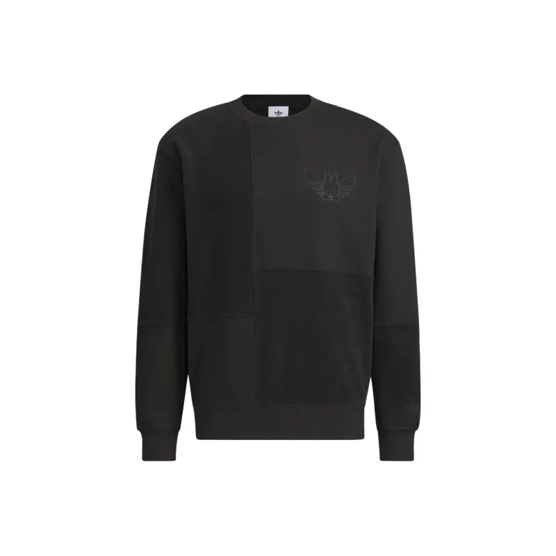 Adidas Originals MIFFY CREW Collaboration Collection Sweatshirt Men's Black-0