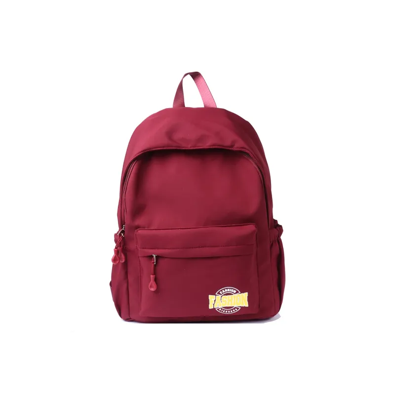 SEVENMOONS Nylon Backpack Unisex White/Black/Red/Blue-6