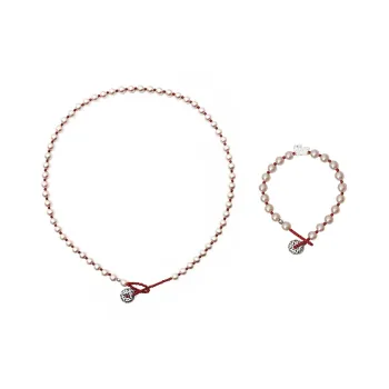 MUYANG Glass Beads Czech Beads Necklaces Women's Ecru
