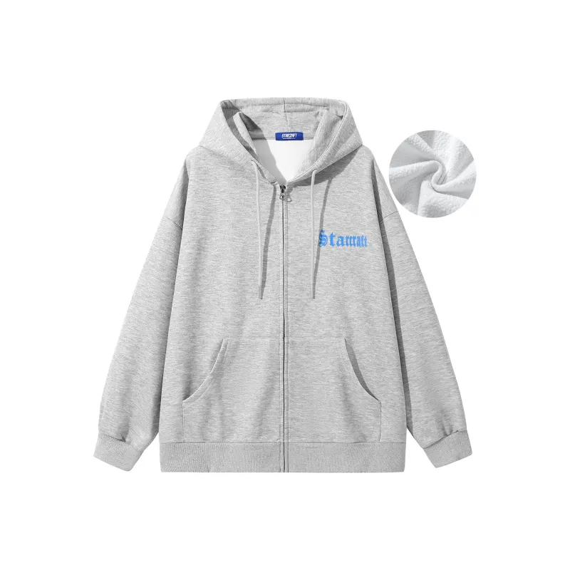XINGJIZHE Casual Cardigan Sweatshirt Unisex-21