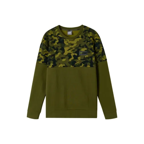 PUMA STUDIO FOUNDATION Sweatshirts Men Army Green