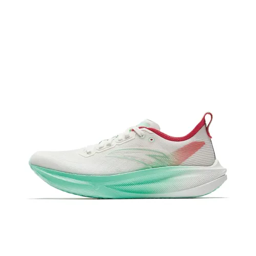 Anta Anti Slip Wear Resistant Low Top Casual Running Shoes Men's White