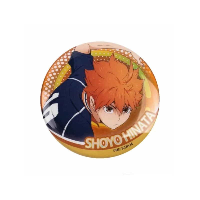 MOUXUYY Haikyuu!! Characters Laser Badge 58MM Hajime Iwaizumi, Shoyo Hinata, Tobio Kageyama, And Characters. Badges-2