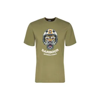 BARBOUR T Shirts Men Green
