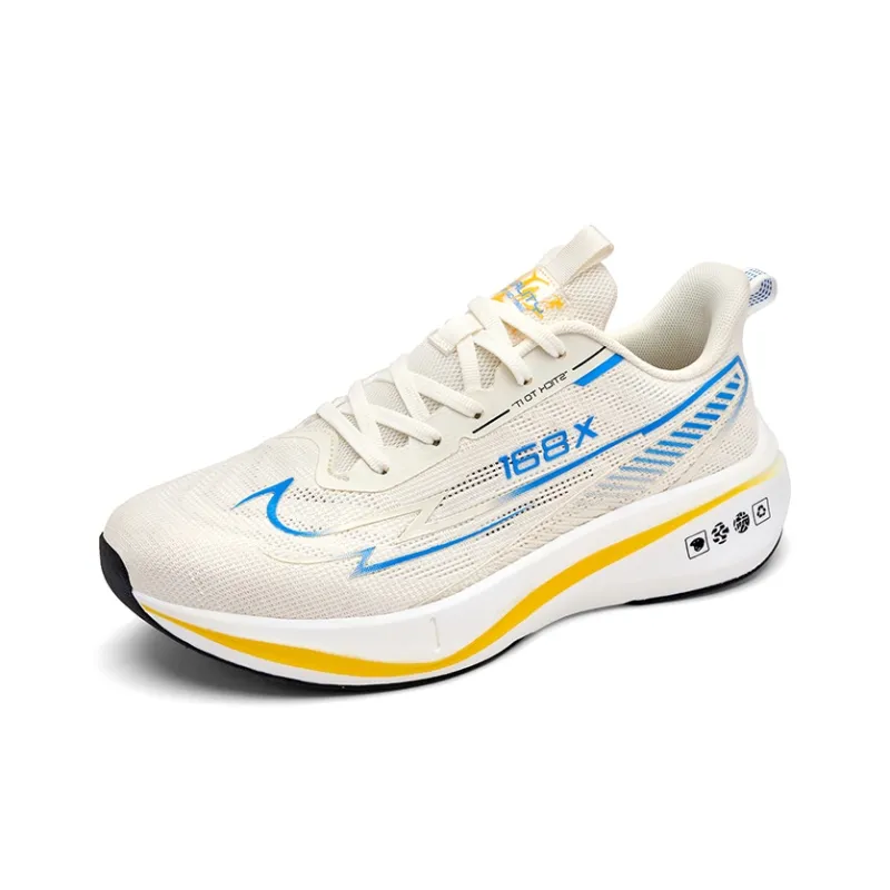 AMICNIEGD Cushioning Breathable Rebound Low Top Training Physical Fitness Test Physical Exam Running Shoes Men's-10