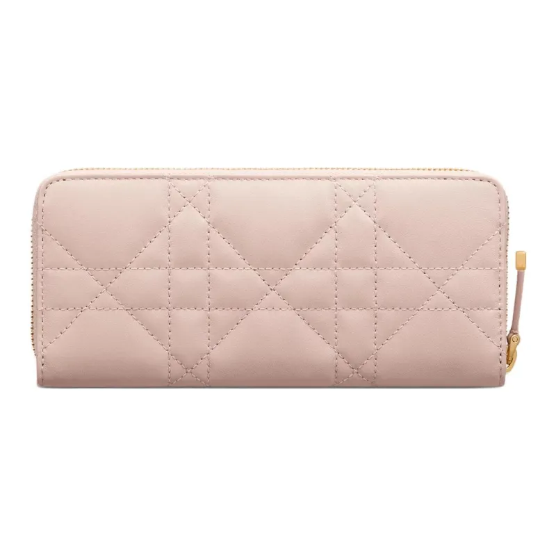 DIOR Miss Caro Small Lambskin Wallet Women's Pink-2