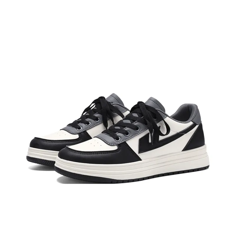 Warrior Air Force 1 Slip Resistant, Breathable, Height Increasing Low Top Skateboard Shoes Unisex-3
