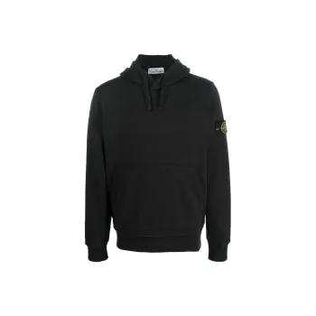 STONE ISLAND Logo Patch Drawstring Hoodie
