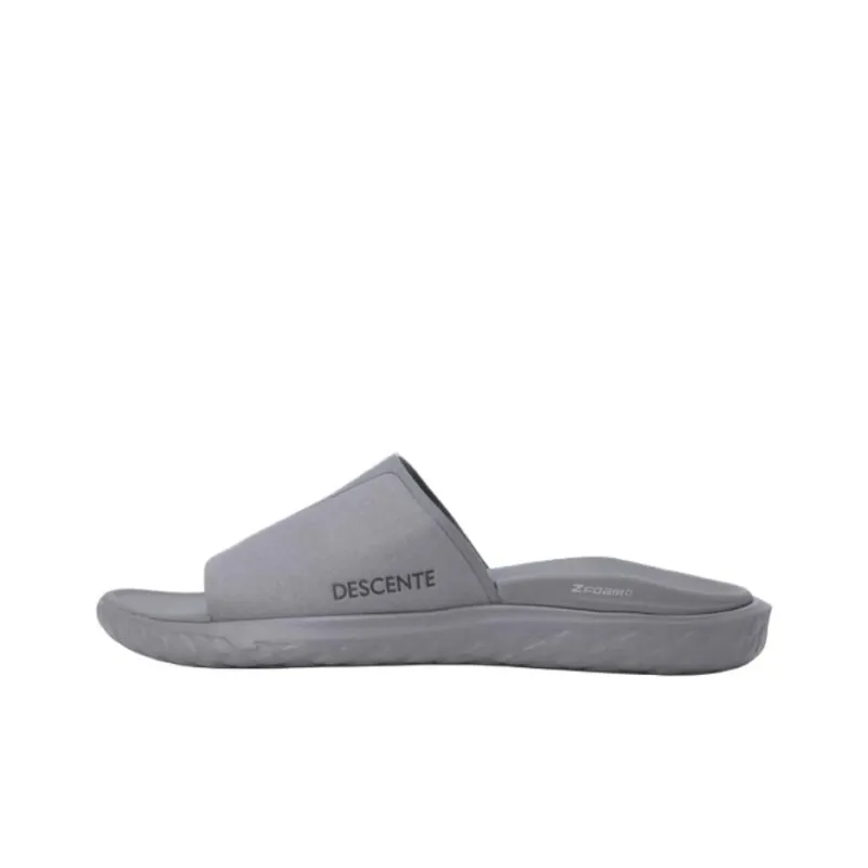 DESCENTE Energize Slip Resistant Slide Slippers Men's Gray-0