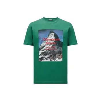 Moncler Mountain motif T shirt