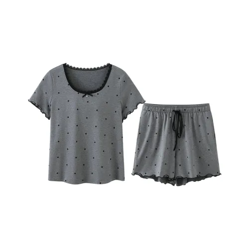 JINGYUN Pajama Set Women's Starlight Gray
