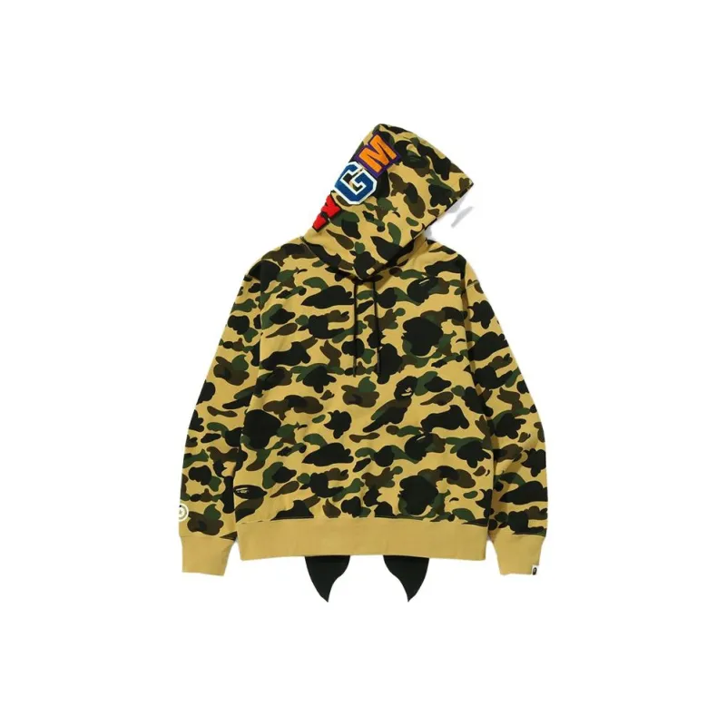 A BATHING APE 1st Camo Shark Relaxed Fit Fullover Hoodie-2