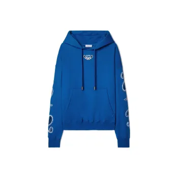 OFF WHITE Bandana Embroidered Drawstring Hoodie