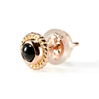 GOD SUNS 18K Gold Stud Earrings Unisex