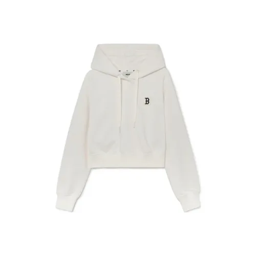 MLB Sweatshirts Unisex Ivory White