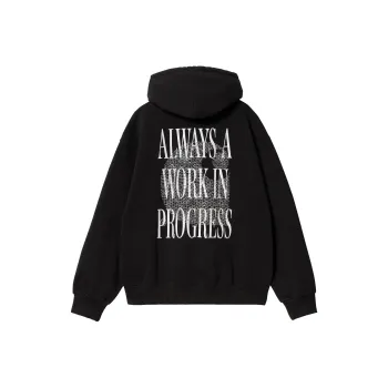 Carhartt WIP SS24 Hooded Always A WIP Sweatshirt Sweatshirt Men's Black