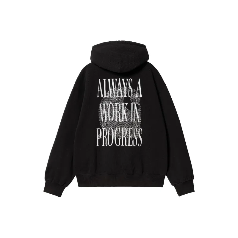 Carhartt WIP SS24 Hooded Always A WIP Sweatshirt Sweatshirt Men's Black-0