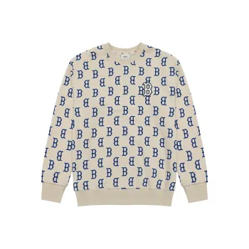 MLB Sweatshirt Unisex Light Beige