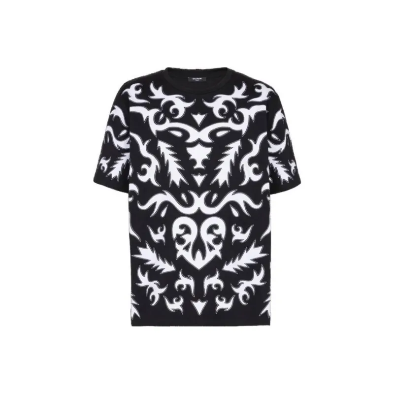 BALMAIN Etiquette T Shirt-0
