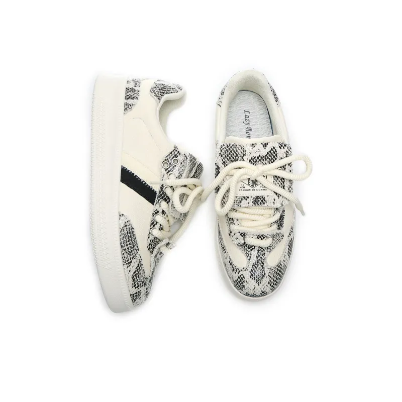 LAZY BONS Height Increasing, Abrasion Resistant, Lightweight, And Breathable Low Top Skateboard Shoes Unisex-10