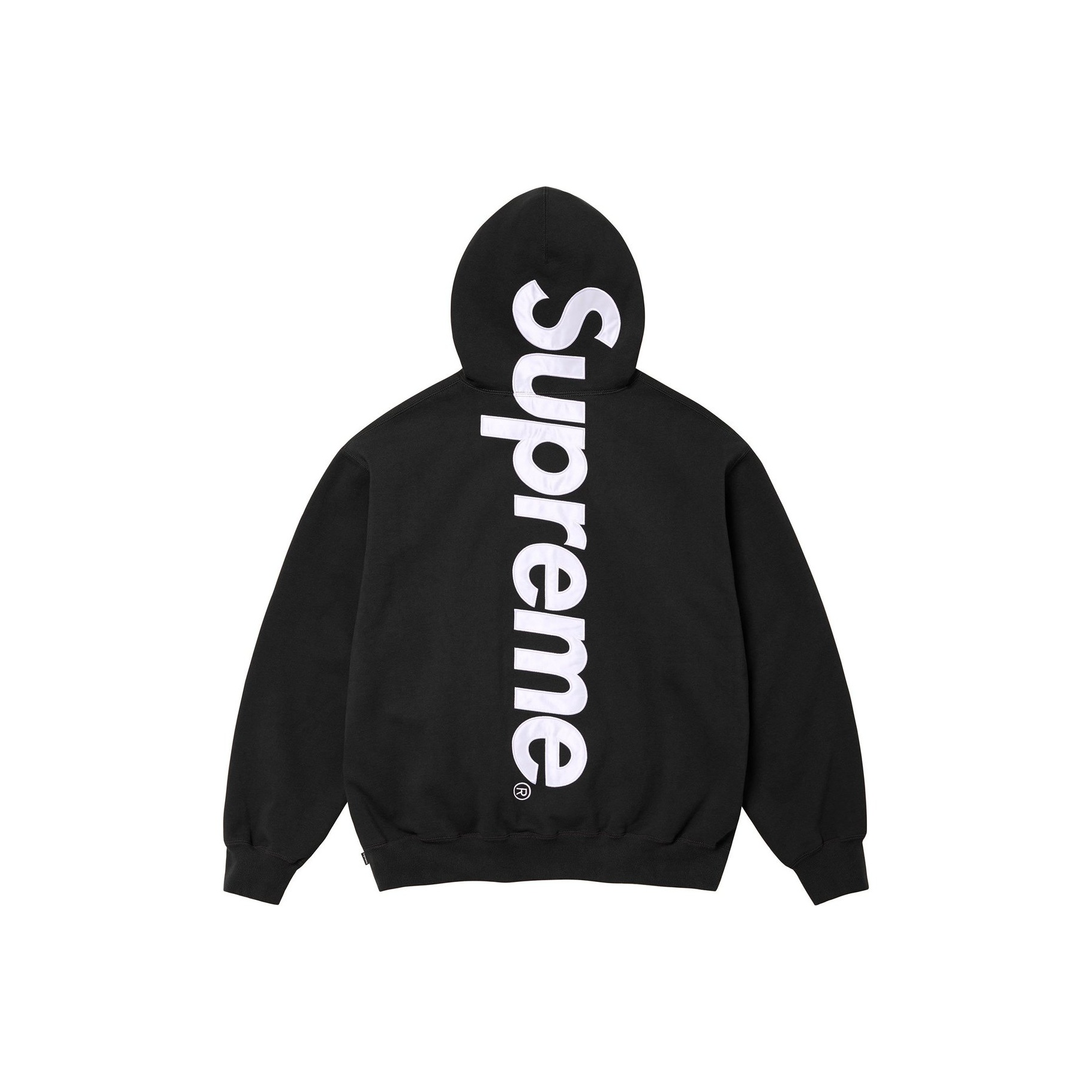 Supreme Raised Script Hooded Sweatshirt Black L - POIZON