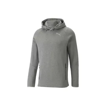 PUMA EVOSTRIPE HOODIE MEDIUM GRAY HEATHER Sweatshirt Men's Gray