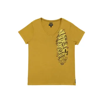 ARMANI JEANS T Shirt Men's Yellow