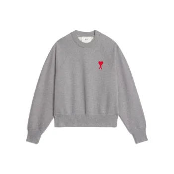 AMIPARIS Logo embroidered Organic cotton Sweatshirt