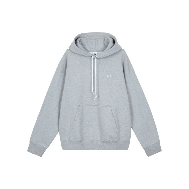 Nike Solo Swoosh Fleece Pullover Hoodie-0