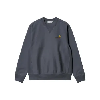 Carhartt WIP American Script Sweatshirt Men's Gray