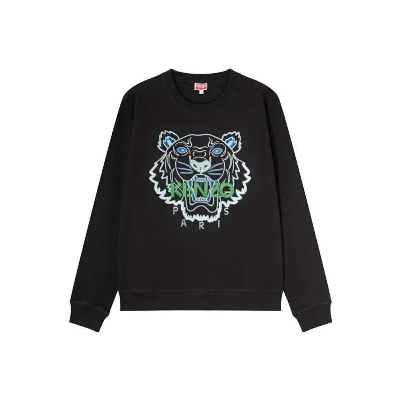 KENZO Tiger Head Embroidery Printing Hedging Hoodie-0