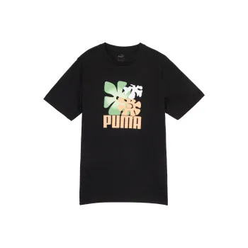 PUMA Basic Graphic T Shirt Men's Black