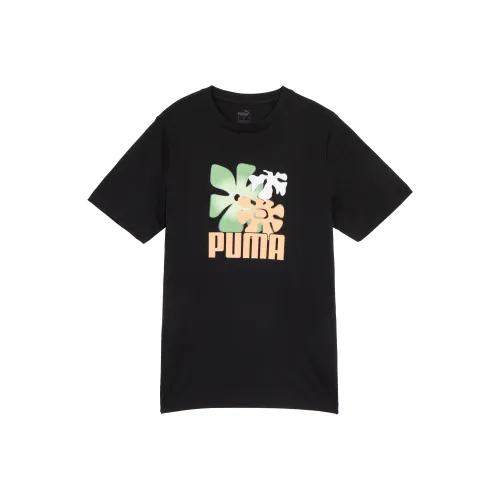 PUMA Basic Graphic T Shirt Men's Black