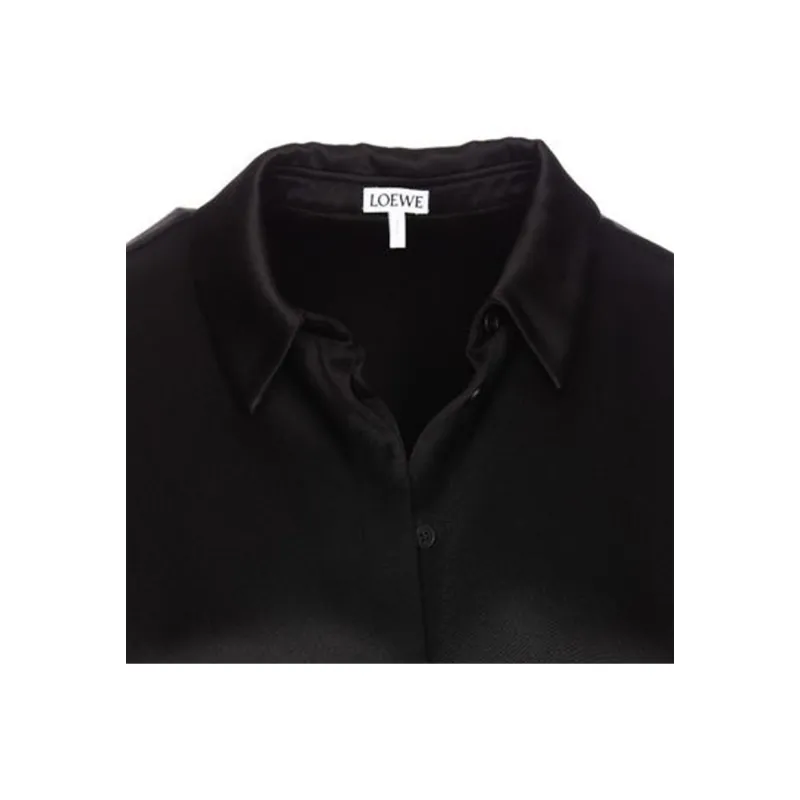 LOEWE Long Sleeved Dresses Women's Black-2