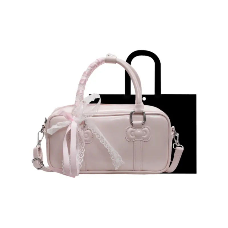 HACIN PU Crossbody Handbag, Shoulder Bag Women's White/Black/Red/Pink-15