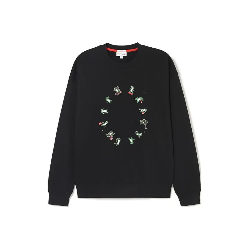 LACOSTE Sweatshirts Unisex Black-0