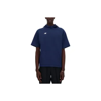 New Balance SS Fleece BP Hoodie Sweatshirt Men's Marine Blue