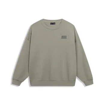 LiNing CF Tracing Sweatshirt Unisex Pomegranate Peel Yellow