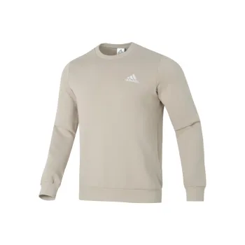 adidas Men Fleece Running Sweatshirt Khaki