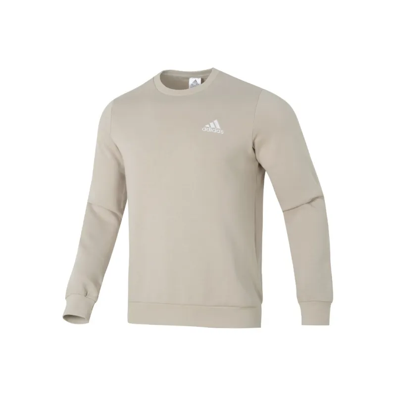 adidas Men Fleece Running Sweatshirt Khaki-0