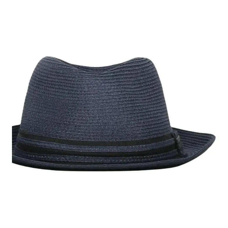 EMPORIO ARMANI Straw Fedora Hat-1