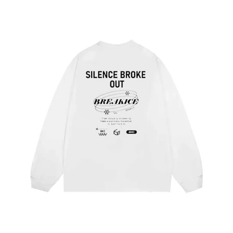 BKCXZICE Loose Fit Crew Neck Training Basketball Long Sleeved Trendy Running Casual Pullover Coat Men's-2
