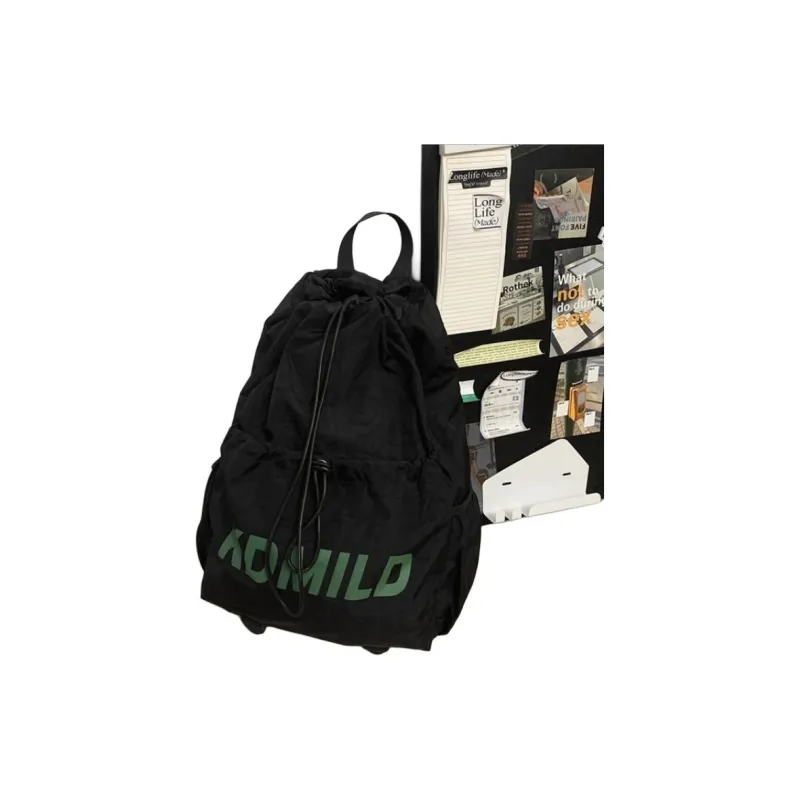 Deli Bear Nylon Backpack Large Size Unisex Multicolor-6