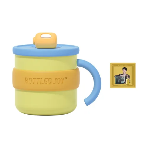 BOTTLED JOY Holiday Ton Good Looking Dopamine Dressing 316 Stainless Steel Liner Insulated Cup 450ml