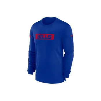 Nike Buffalo Bills Sideline Player Team Issue Men's Nike Dri FIT Long Sleeve Top