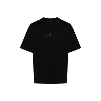 Giuseppe Zanotti LR-62 Logo Embroidered Jersey T-Shirt