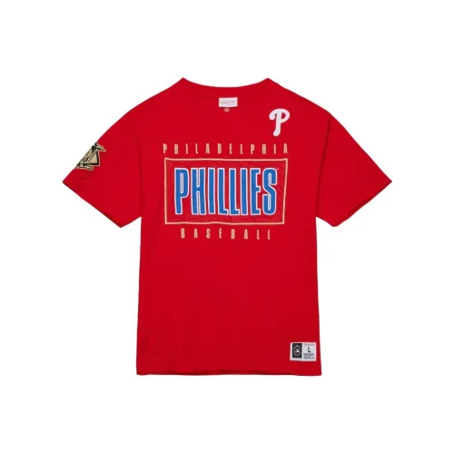 Mitchell & Ness x MLB Philadelphia Phillies T Shirt Men's Red